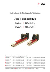 Afag 50113800 Instructions De Montage Et D'utilisation