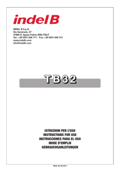 Indel B TB32 Mode D'emploi