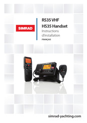 Simrad RS35 VHF Instructions D'installation