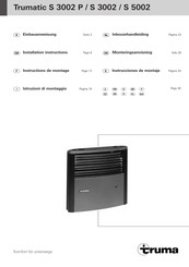 Truma Trumatic S 3002 P Instructions De Montage