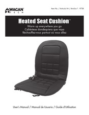 Wagan Tech Heated Seat Cushion Guide D'utilisation