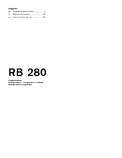 Gaggenau RB 280 Notice D'utilisation