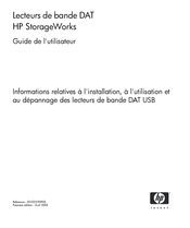 HP StorageWorks DAT Guide De L'utilisateur