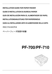 Kyocera Evolution PF-700 Guide D'installation