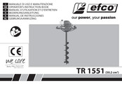 Efco TR 1551 Manuel D'utilisation Et D'entretien