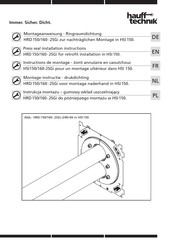 Hauff-Technik HSI160-2SGi Instructions De Montage