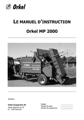 ORKEL MP 2000 Manuel D'instruction