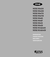 M-E VISTUS VD-6710 Mode D'emploi