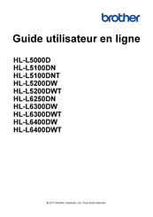 Brother HL-L5100DNT Guide Utilisateur En Ligne