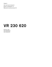 Gaggenau VR 230 620 Notice D'utilisation