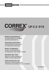 Magontec Correx UP 2.3-919 Notice D'utilisation