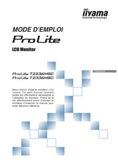 Iiyama ProLite T2236MSC Mode D'emploi