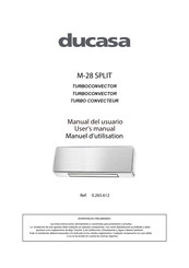 Ducasa M-28 SPLIT Manuel D'utilisation