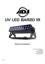 ADJ UV LED BAR 20 IR Manuel D'utilisation