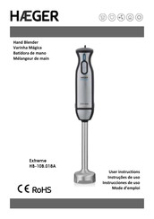 HAEGER HB-10B.018A Mode D'emploi