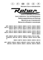 REBER 9503 NC Notice D'utilisation Et Entretien