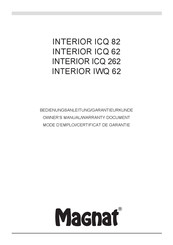 Magnat INTERIOR ICQ 82 Mode D'emploi