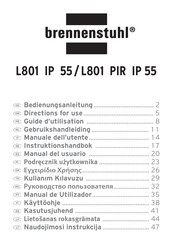 brennenstuhl L801 IP 55 Guide D'utilisation