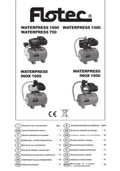 Flotec WATERPRESS INOX 1600 Manuel D'utilisation Et D'entretien