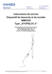 IMMOOS STOPBLOC 2 Instructions De Service