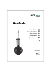 MSA Kwik Draw UNIPHOS Gas-Tester Mode D'emploi