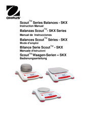OHAUS Scout SKX6201 Mode D'emploi