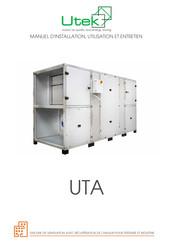 UTEK UTA Manuel D'installation, Utilisation Et Entretien