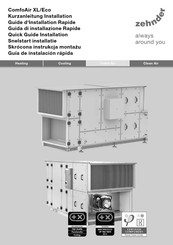 Zehnder ComfoAir XL Série Guide D'installation Rapide