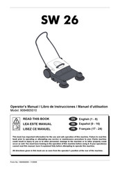 Clarke SW 26 Manuel D'utilisation