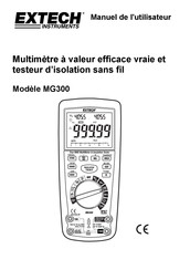 Extech Instruments MG300 Manuel De L'utilisateur