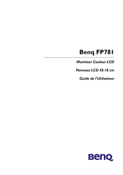 BenQ FP781 Guide De L'utilisateur