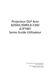 Acer A1P1901 LK-F20i Guide Utilisateur