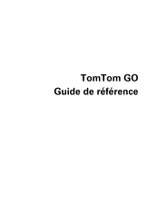 TomTom Go 500 Guide De Référence