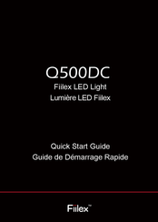 Fiilex Q500DC Guide De Démarrage Rapide