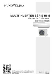mundoclima MUPR-12-H6M Manuel De L'utilisateur Et D'installation