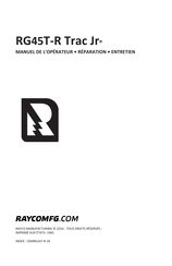 Rayco Trac Jr RG45T-R Manuel De L'opérateur