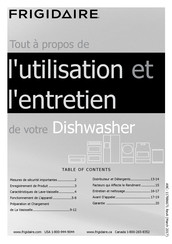 Frigidaire FPID2498 Tout À Propos De L'utilisation Et L'entretien