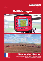 horsch DrillManager Manuel D'utilisation