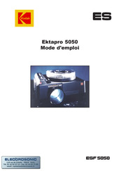 Electrosonic ESF5050 Ektapro Mode D'emploi