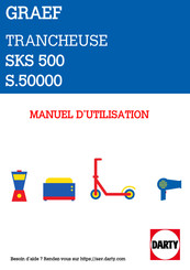 Graef SKS 500 Instructions D'utilisation