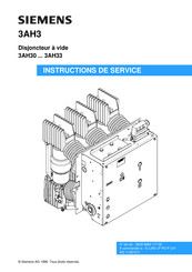Siemens 3AH3 Série Instructions De Service