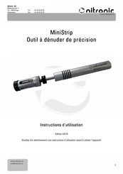 Nitronic MiniStrip Instructions D'utilisation