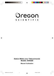 Oregon Scientific BAR289 Manuel D'utilisation