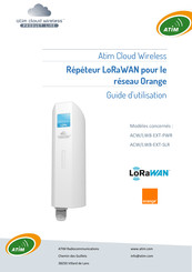 ATIM Cloud Wireless ACW/LW8-EXT-SLR Guide D'utilisation