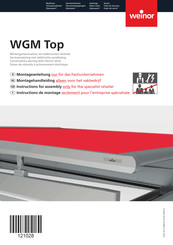 weinor WGM Top Instructions De Montage