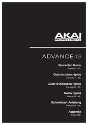Akai Professional Advance 61 Guide D'utilisation Rapide