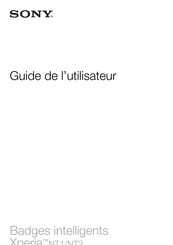 Sony Xperia NT2 Guide De L'utilisateur