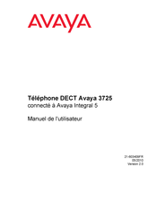 Avaya DECT 3720 Manuel De L'utilisateur
