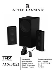 Altec Lansing THX MX5021WHT Mode D'emploi