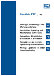 Winkhaus blueMatic EAV Instructions D'installation, D'utilisation Et D'entretien